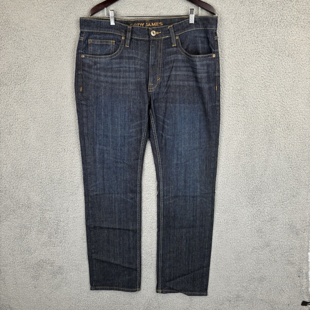 Cody James Jeans Mens 36x34 (Fits 38x34) Dark Wash Stretch Bootcut Cowboy Rodeo